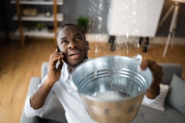 Water damage restoration process in Rossmoor, NJ